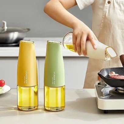 450ml Auto Flip Cooking Oil Dispenser Bottle
