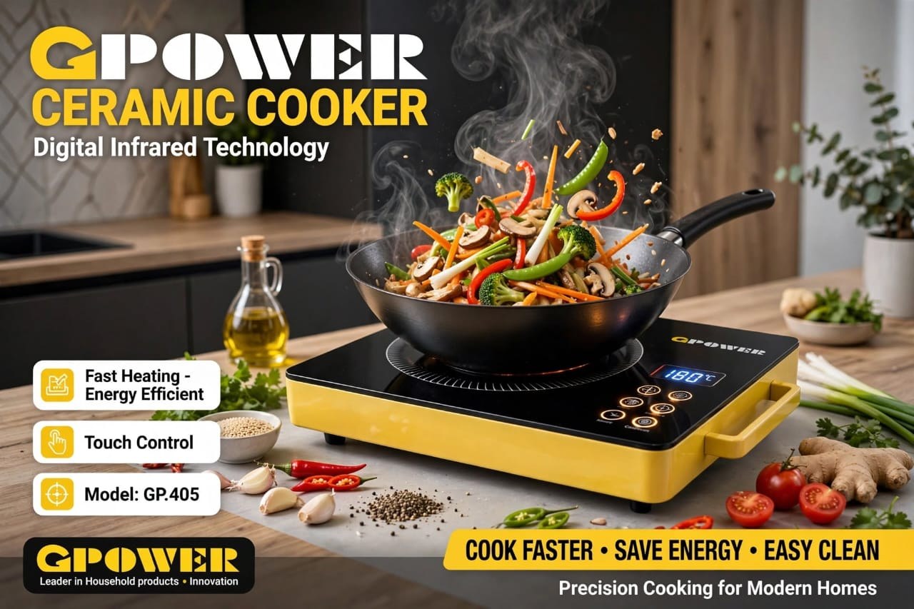 GPOWER Digital Infrared Ceramic Cooker (GP-405)