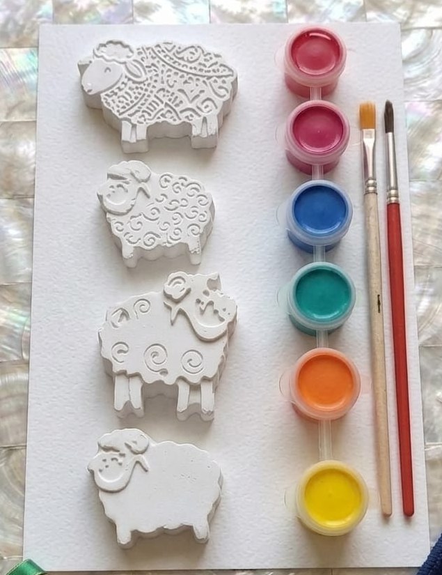 DIY Sheep Painting Kit for Kids