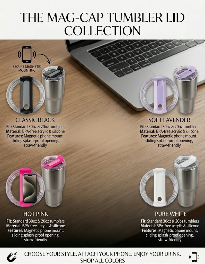 40oz Tumbler Replacement Lid – Secure & Convenient
