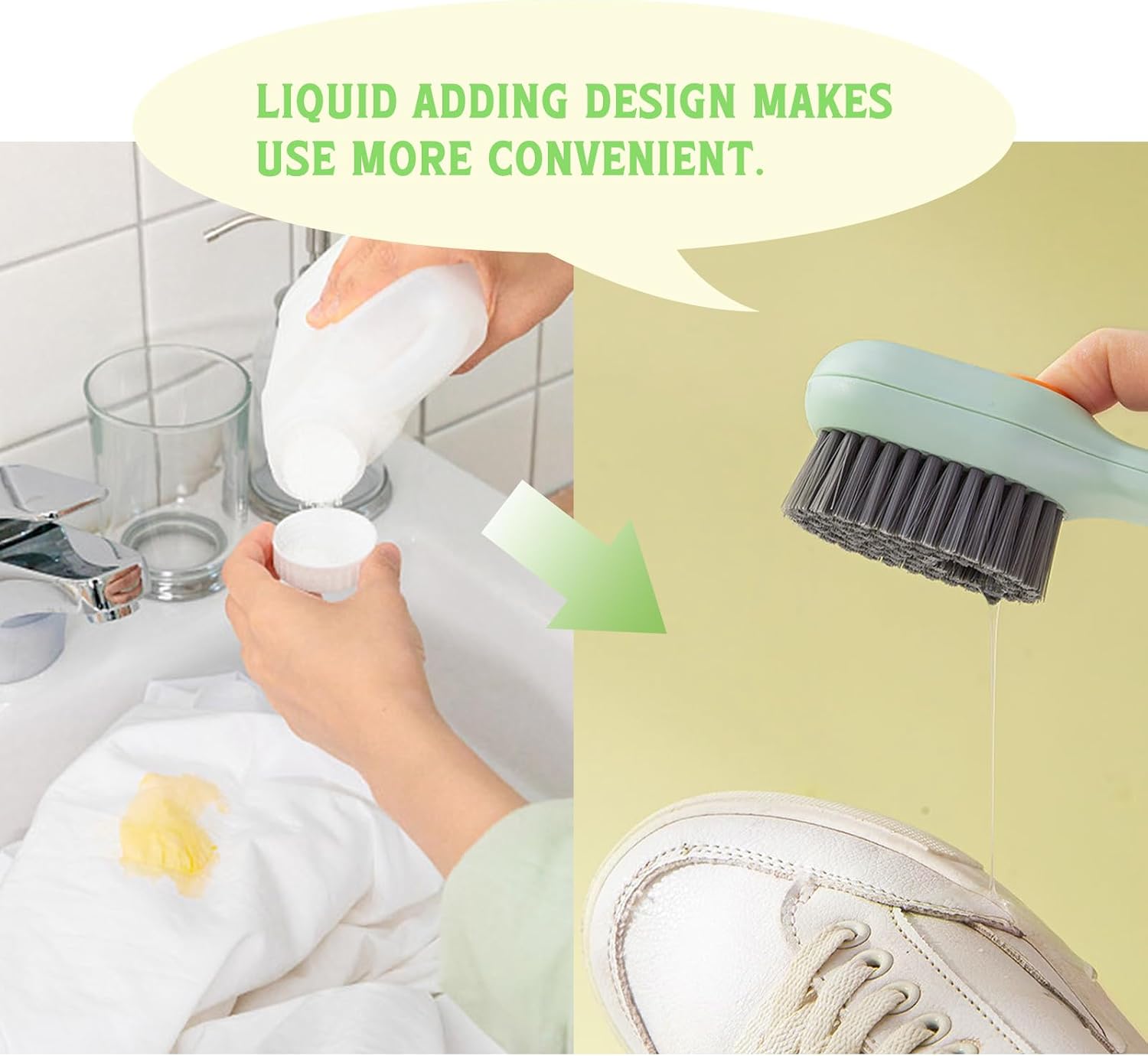 Multifunctional Cleaning Brush with Soap Dispenser