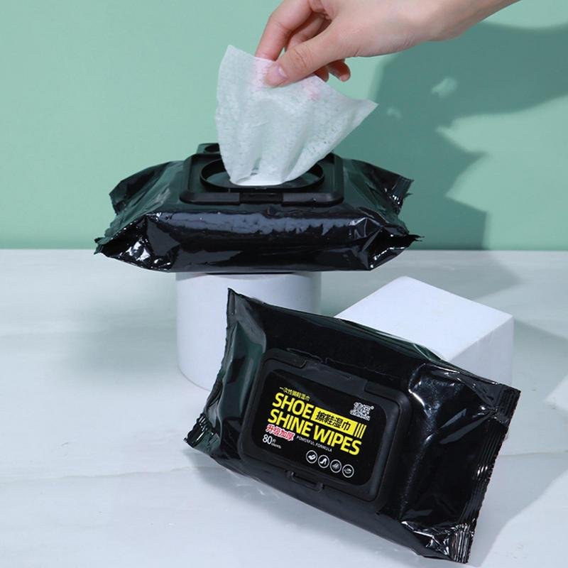 Shoe Shine Wipes – 80 Pcs