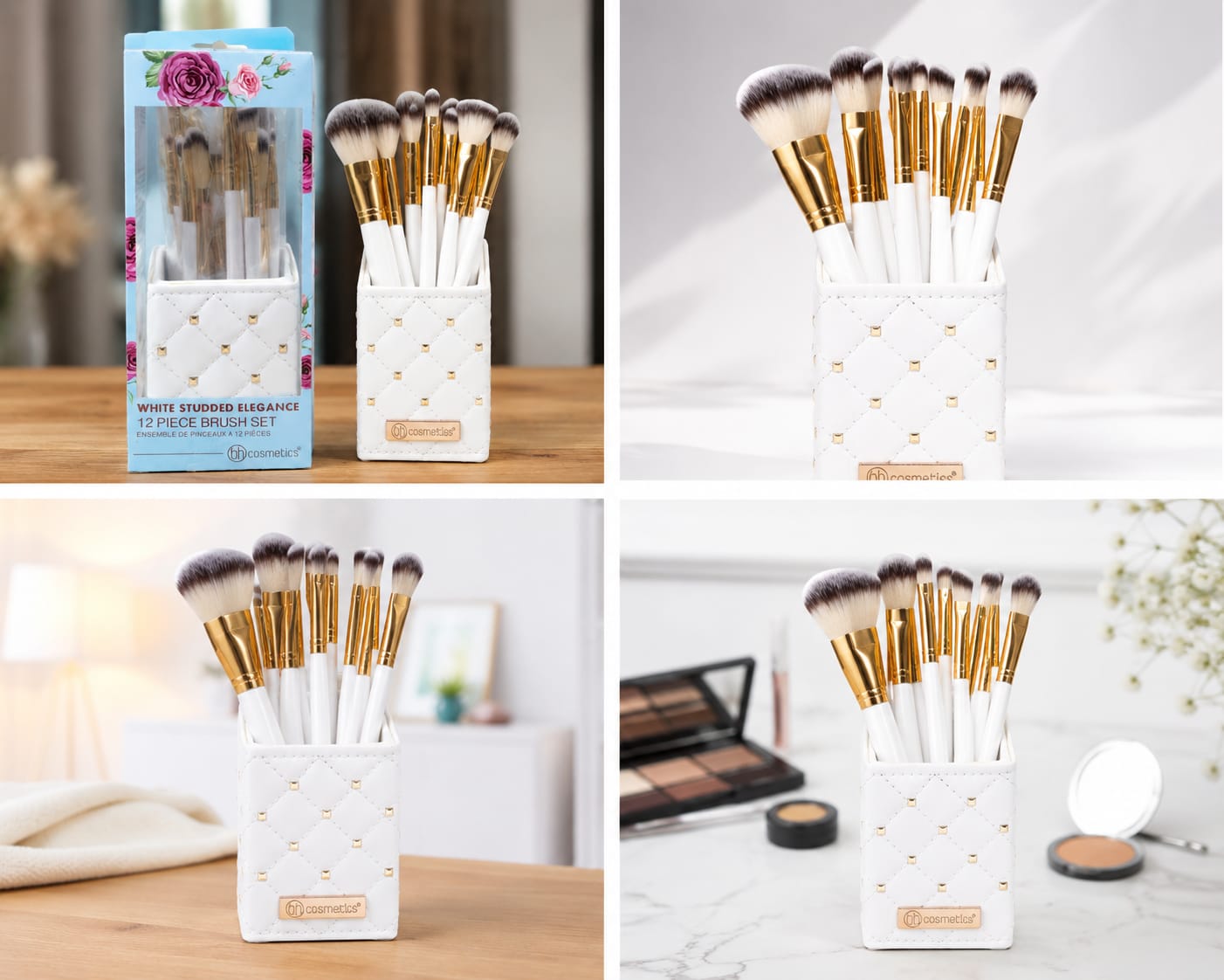 BH Cosmetics Studded Elegance 12 PC Brush Set