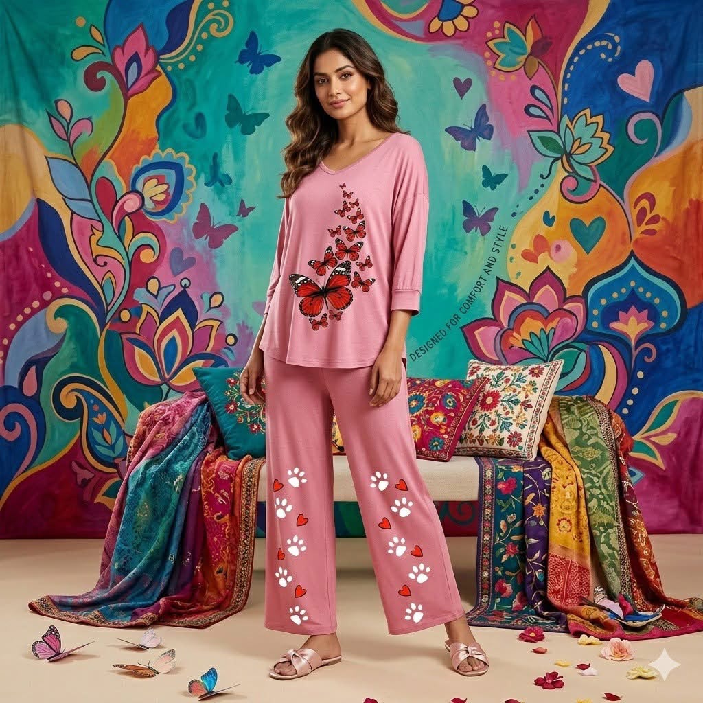 Dreamy Butterfly Loungewear Set