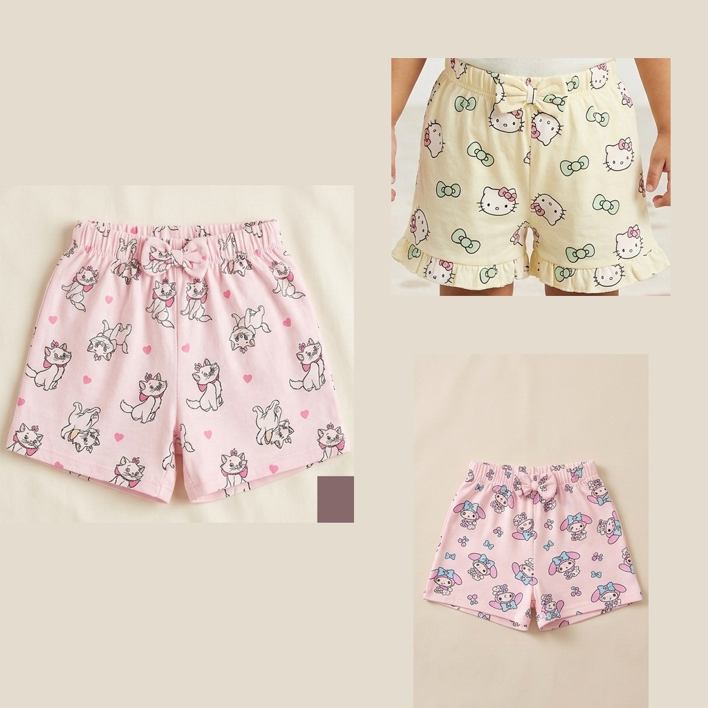 Printed Toddler Shorts with Bow (18–24 Months)