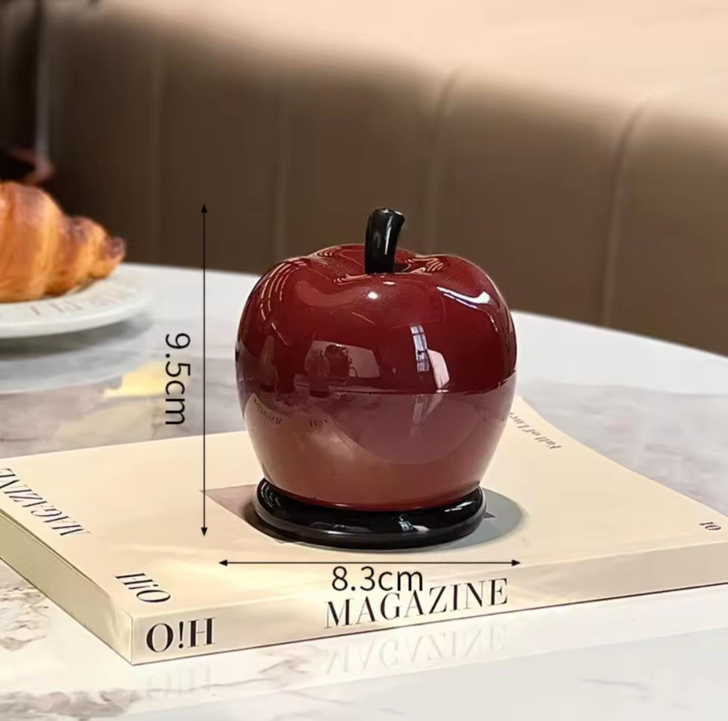 Apple-Shaped Multi-Purpose Toothpick & Cotton Bud Holder