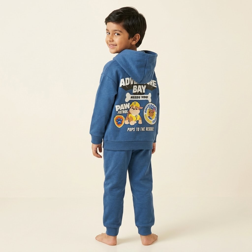 Paw Patrol Boys' Hoodie and Jogger Set – Blue, Ages 5–6