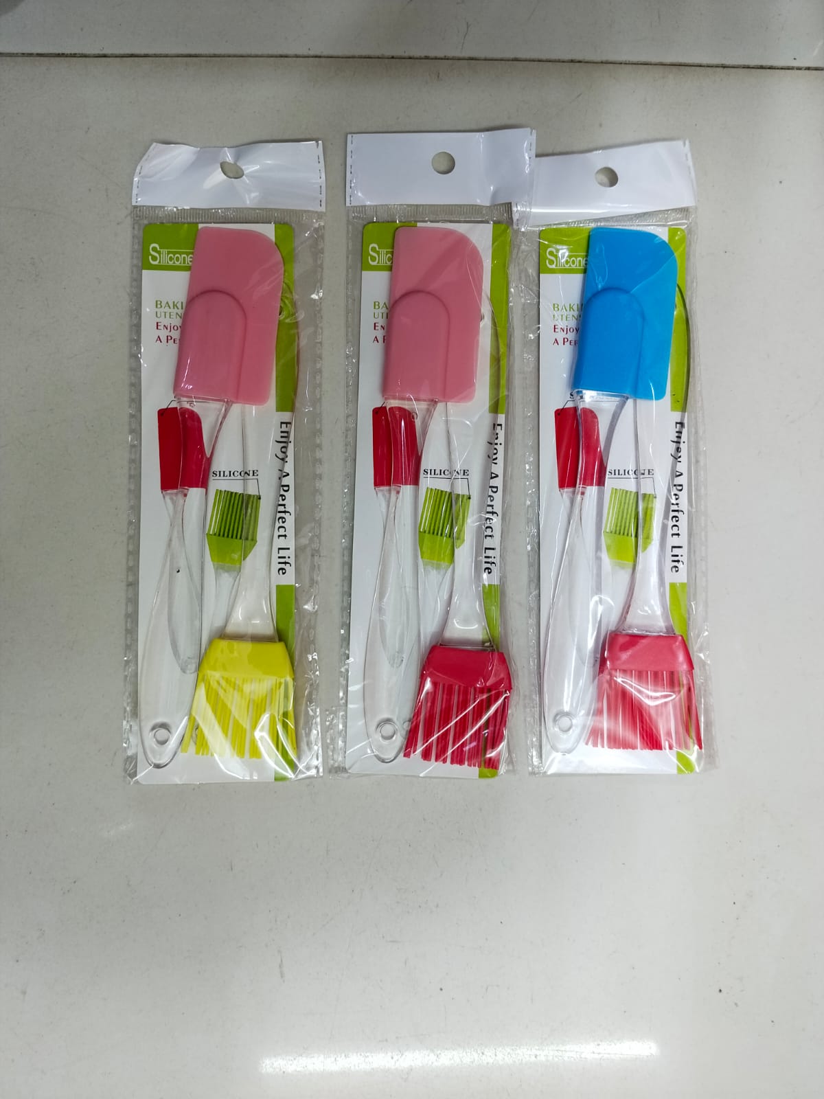 Pack of 2 Spatula & Oil Brush – Large Size