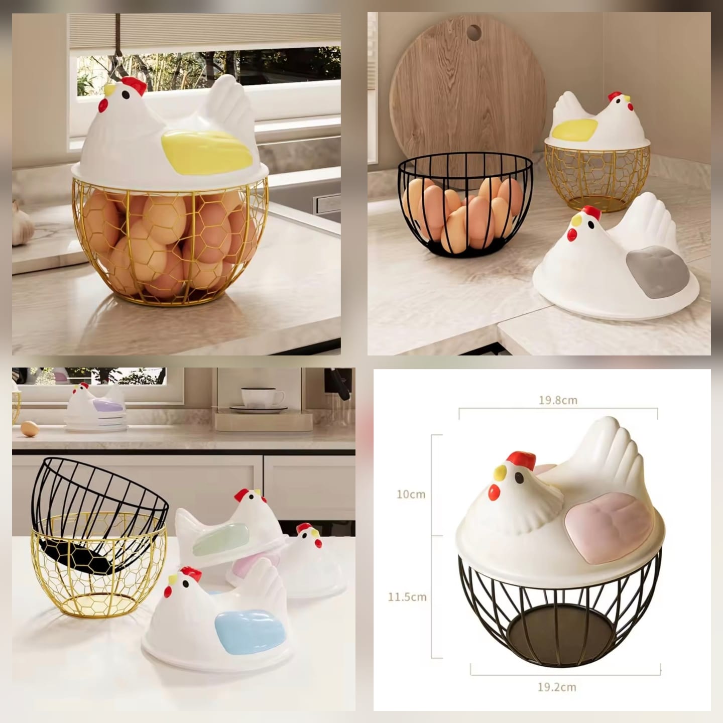 Iron Multi Functional Egg Basket