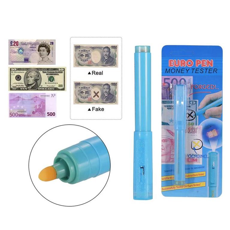 2-in-1 Money Checker Pen with UV Light
