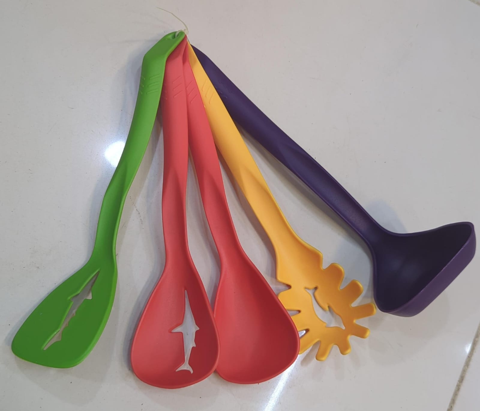 Colorful Kitchen Spoon Set - 5 Pcs