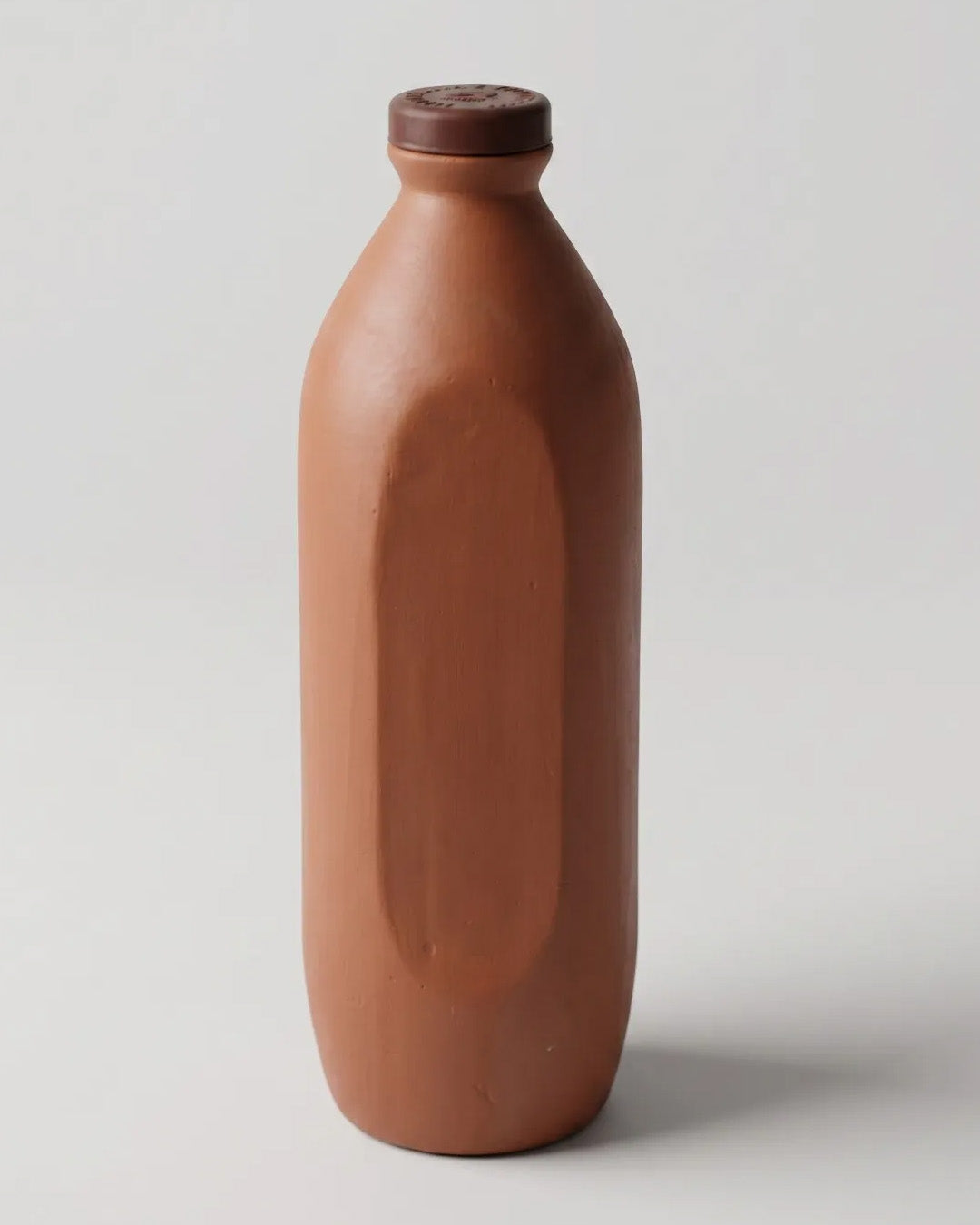 Terracotta Clay Slim Water Bottle 1200ml