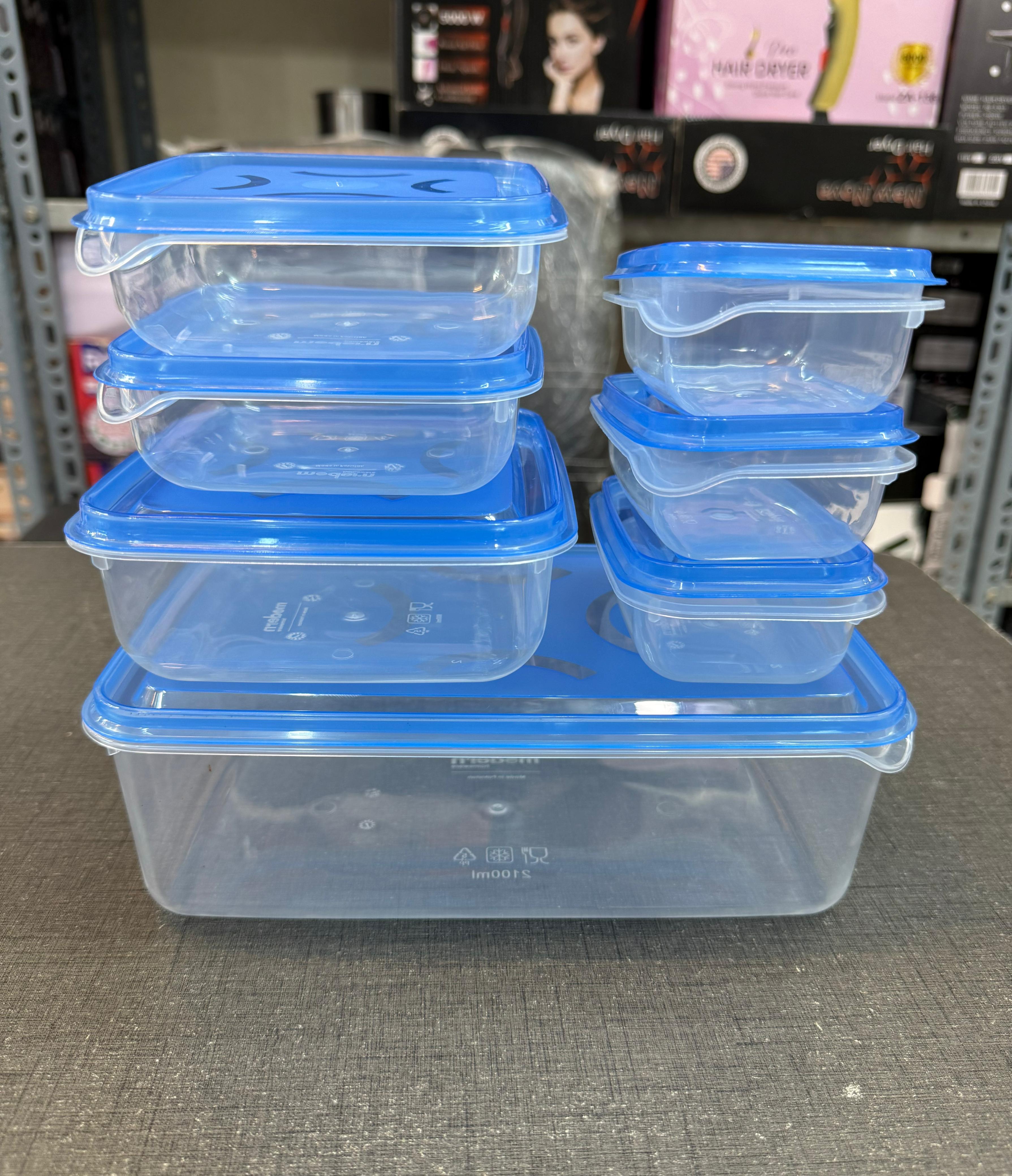 Thumb Lock Container Set - 7 Pcs