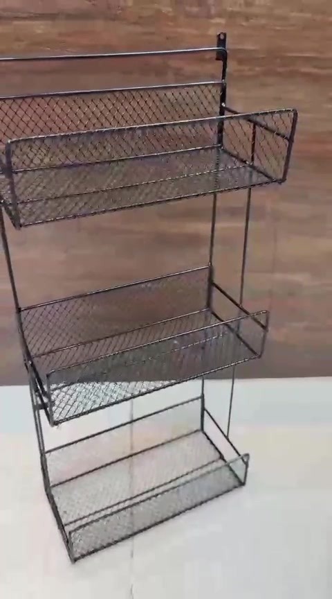 Metal Net Design 3 Layer Shelf