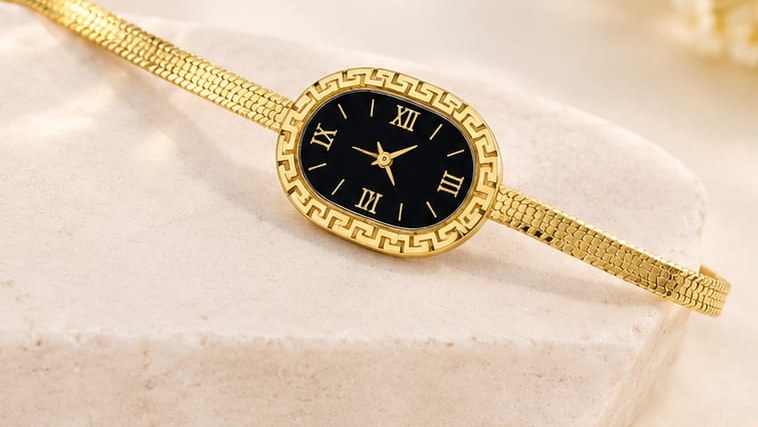 Stainless Steel Bracelet with Dial Design