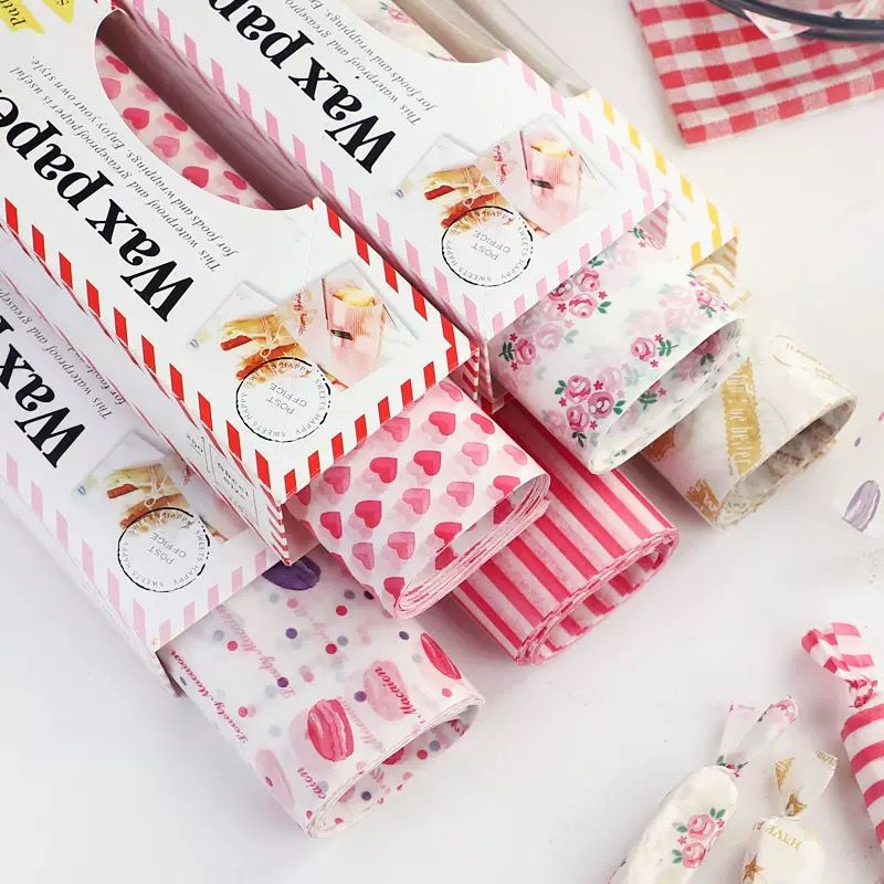 Food Grade Wax Paper – 50 Pcs