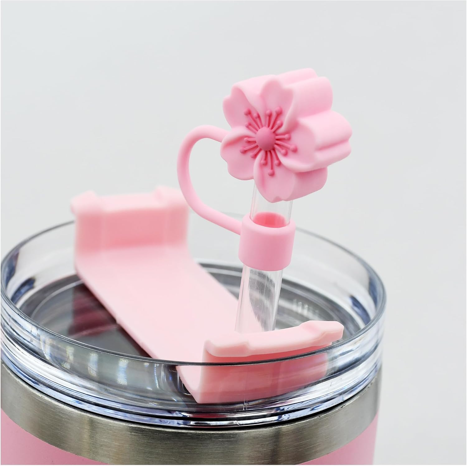 Cute Silicone Straw Covers – Pack of 5